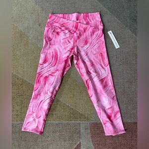 Evolution and Creation Pink Swirl Leggings - Size L